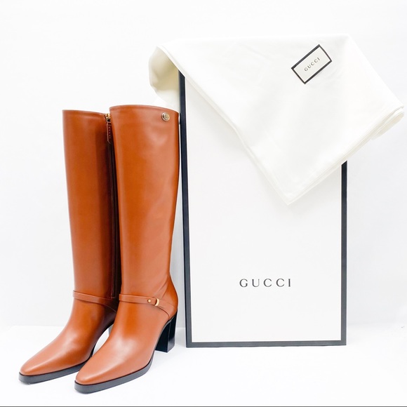 Gucci Rosie Riding Boot 596855 1WM00 28343🔥🔥🔥 - Picture 3 of 16